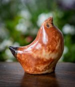 CERAMIC STYLIZED ABSTRACT BIRD OF HAPPINESS HAND MODELLED IN TERRACOTTA CLAY 211 - FRANKIE
