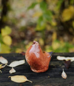 CERAMIC STYLIZED ABSTRACT BIRD OF HAPPINESS HAND MODELLED IN TERRACOTTA CLAY 211 - FRANKIE - Image 2