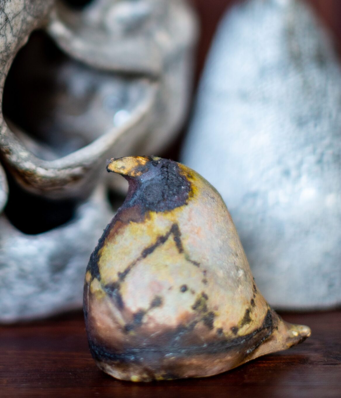 CERAMIC STYLIZED ABSTRACT BIRD OF HAPPINESS No 232 GOGA - Image 4