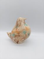 CERAMIC STYLIZED HAND MODELLED ABSTRACT BIRD OF HAPPINESS No 255- BROWNY - Image 2