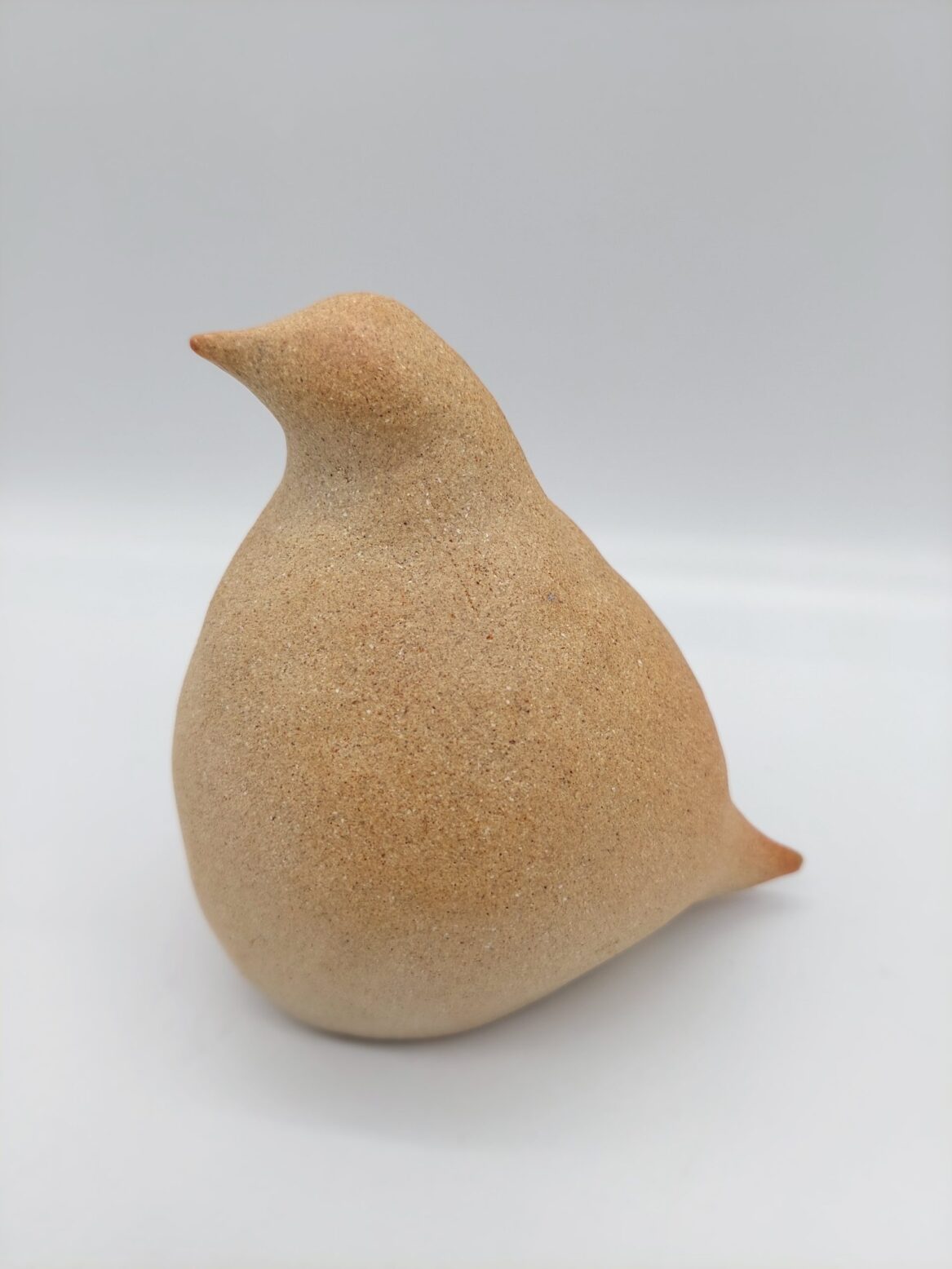 CERAMIC STYLIZED ABSTRACT BIRD OF HAPPINESS HAND MODELLED AND ALTERNATIVELY FIRED no 259- HUBSTER - Image 2