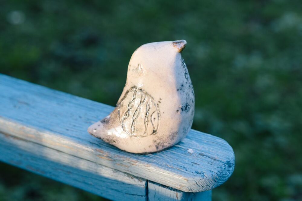 CERAMIC BIRD OF HAPPINESS 356 LIV