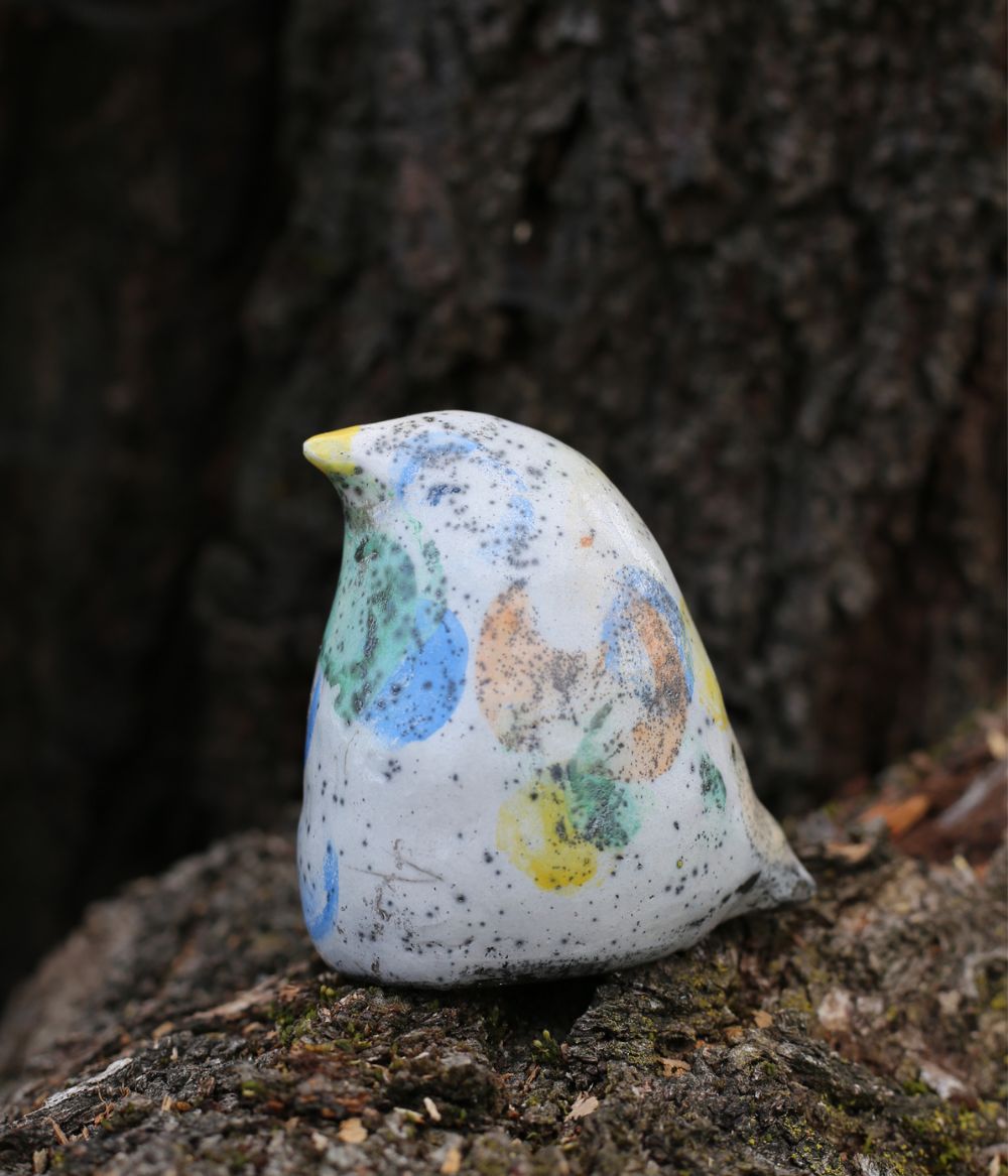 ART STUDIO LAURA RAINBOW 522 PRIMA (2) KERAMIČKA PTICA SREĆE BR 522 PRIMA