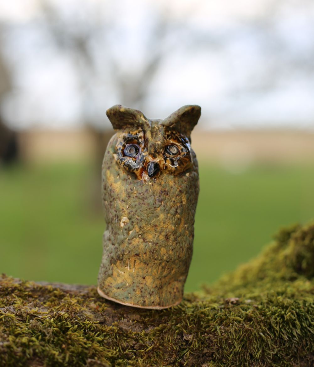 SOVICA 563 KERAMIČKA PTICA SREĆE SOVICA 563